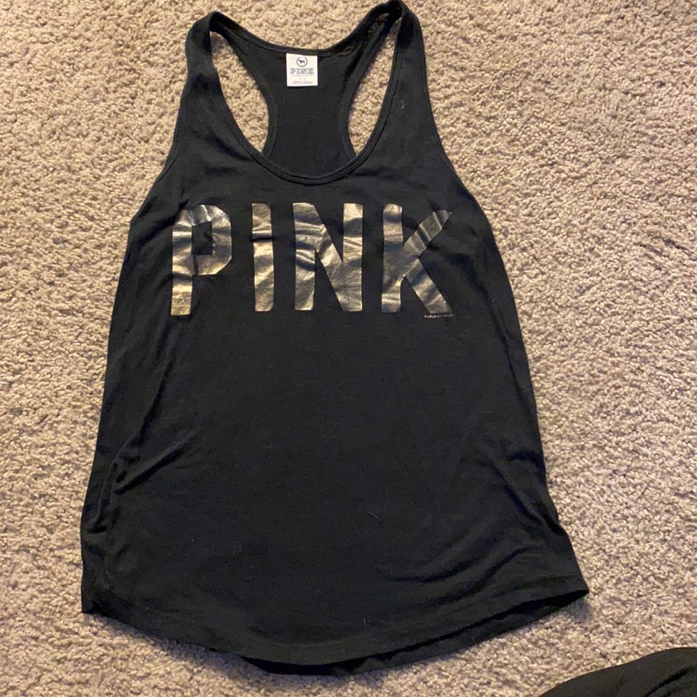 PINK Razor Back Tank - Size S
